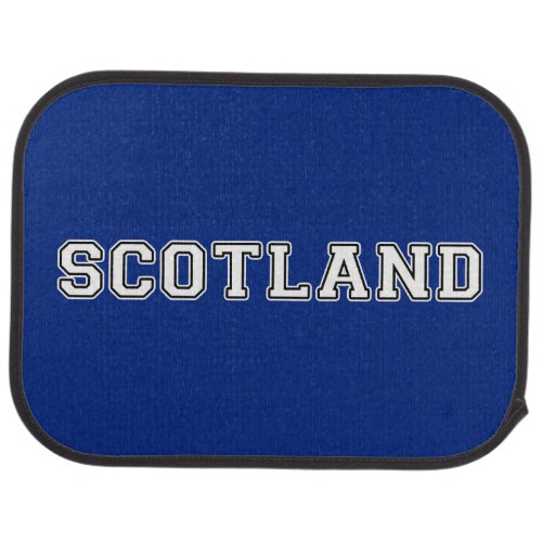 Scotland Car Floor Mat