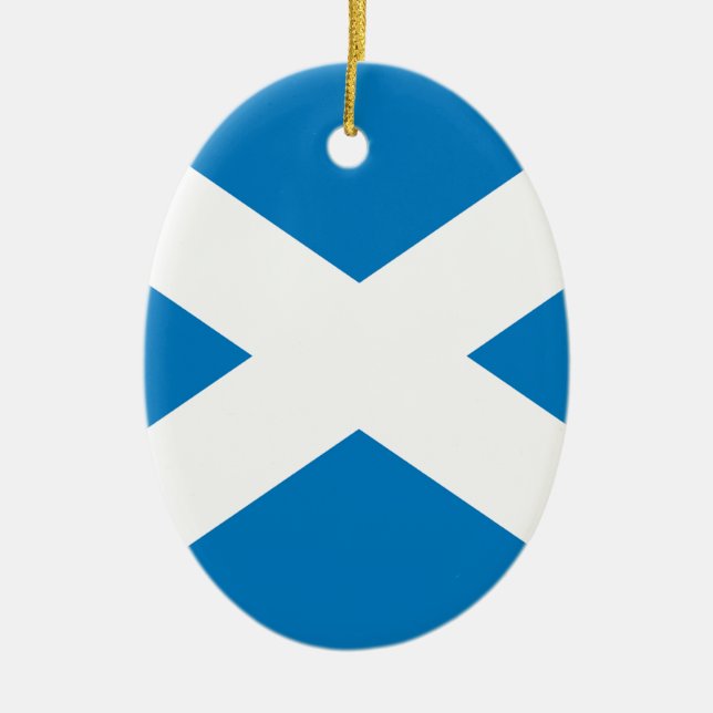 Scotland Ceramic Ornament (Front)