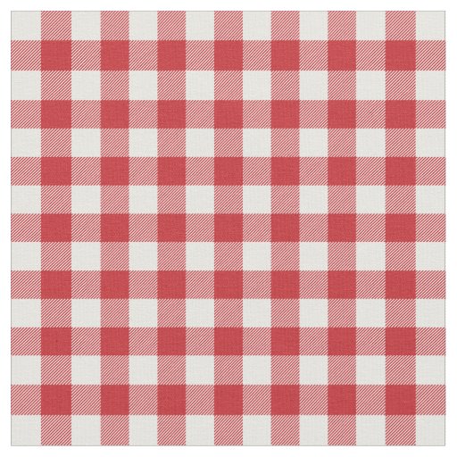 Scotland classic tartan pattern red and white Xmas Fabric