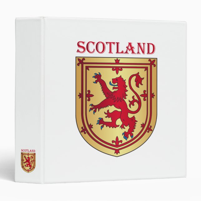 Scotland coat of arms binder (Front/Spine)
