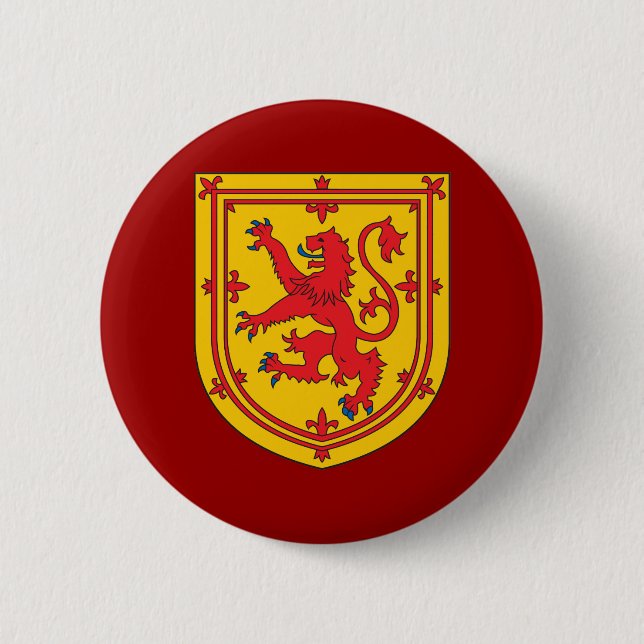 Scotland coat Of Arms Button (Front)