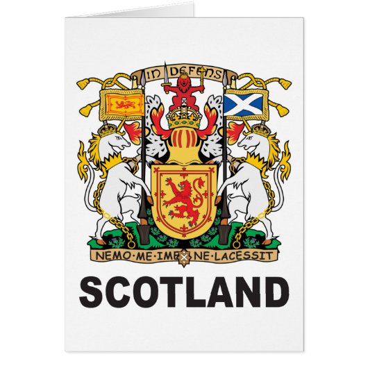Scotland Coat Of Arms Cards (Front)
