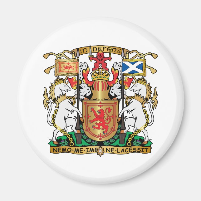 Scotland coat of arms magnet (Front)