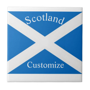 Scotland Country Flag Thunder_Cove Ceramic Tile