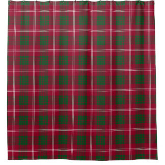 Scotland Crawford Plaid Tartan Shower Curtain