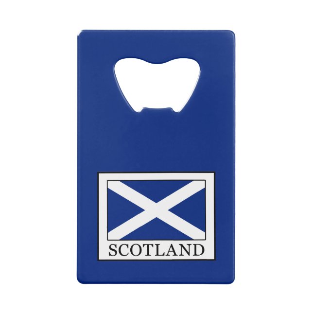 Scotland Credit Card Bottle Opener (Front)