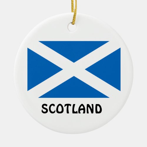 SCOTLAND Custom Christmas Ornament