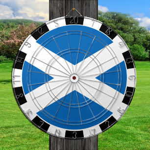 Scotland Dartboard, game board, Scottish Flag Dart Board