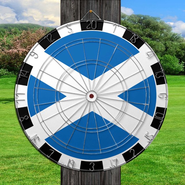 Scotland Dartboard, game board, Scottish Flag Dart Board (Creator Uploaded)
