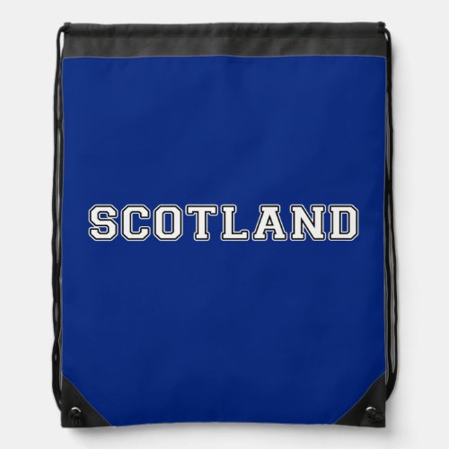 Scotland Drawstring Bag