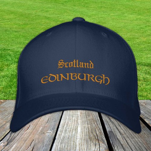 Scotland  Edinburgh fashion  Scottish Patriots Embroidered Baseball Cap