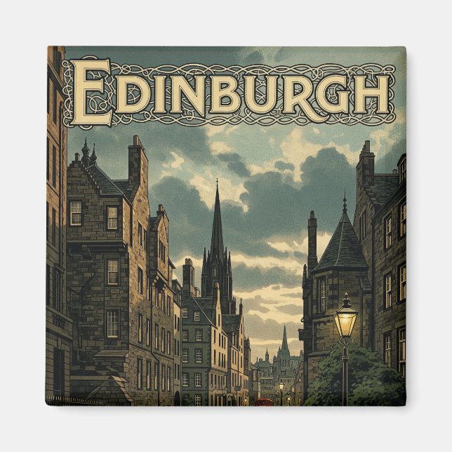 Scotland Edinburgh Travel Magnet (Front)