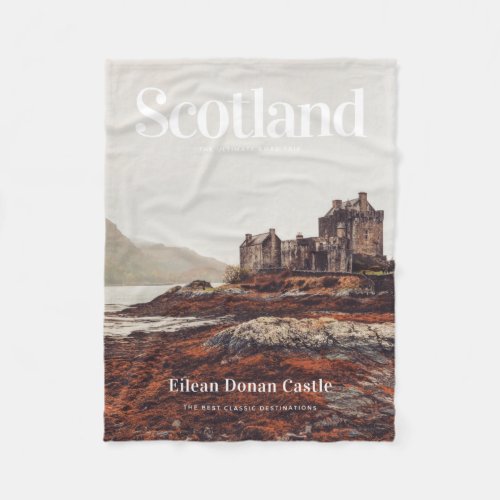 Scotland Eilean Donan Castle Scotland Fleece Blanket
