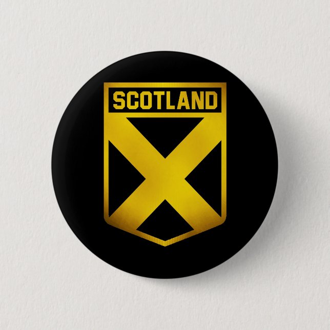 Scotland Emblem Pinback Button (Front)