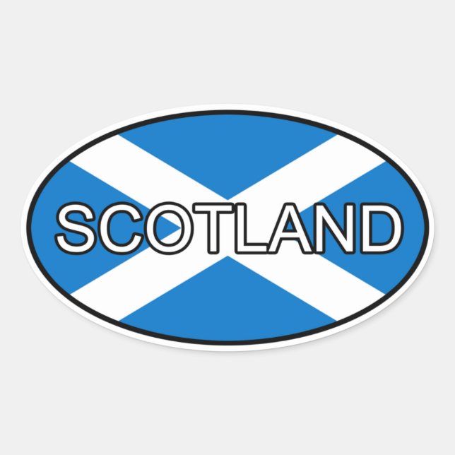 Scotland Euro Sticker (Front)