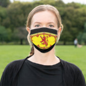 Scotland Flag Adult Cloth Face Mask (Outside)