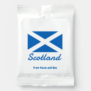 SCOTLAND FLAG BLUE WHITE CROSS LEMONADE DRINK MIX