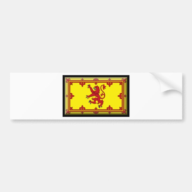 Scotland Flag Bumper Sticker (Front)