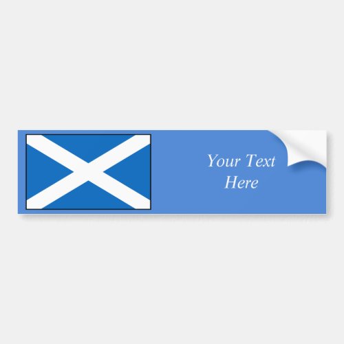 Scotland Flag Bumper Sticker