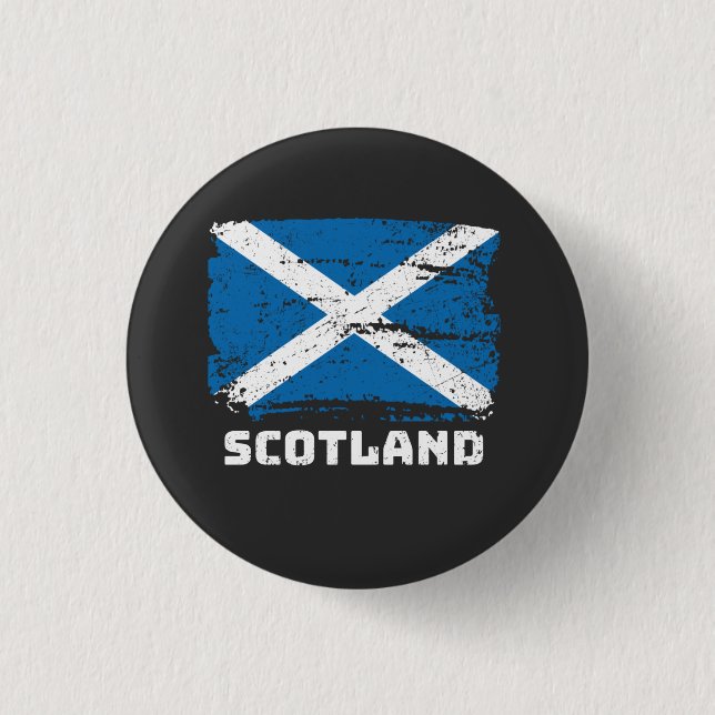 Scotland Flag Button (Front)