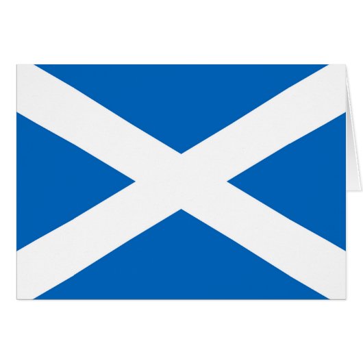 Scotland Flag Cards (Front Horizontal)