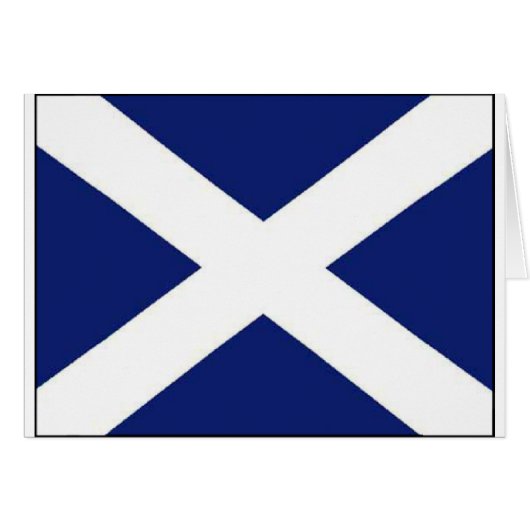 SCOTLAND FLAG CARDS (Front Horizontal)