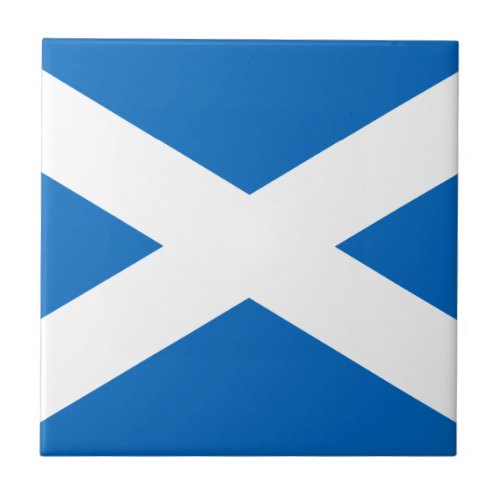 Scotland Flag Ceramic Tile