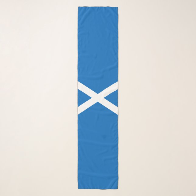 Scotland flag Chiffon Scarf (Front)