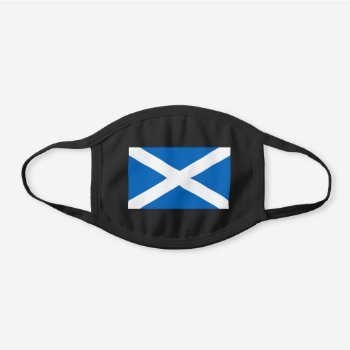 Scotland  Flag Cotton Face Mask by pdphoto at Zazzle