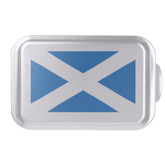 Scotland Flag Design Cake Pan (Front)