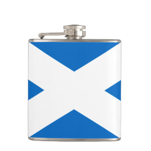 Scotland Flag Design Hip Flask