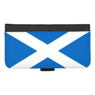 Scotland Flag Design iPhone 8/7 Plus Wallet Case
