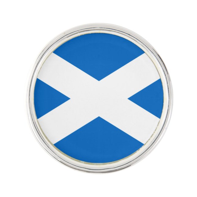 Scotland Flag Design Pin (Front)