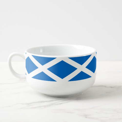Scotland Flag Design Soup Mug