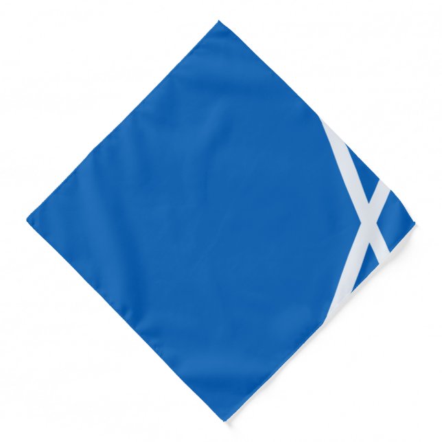 Scotland Flag Dog Bandana  (Front)
