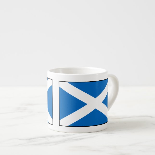 Scotland Flag Espresso Cup (Front Right)