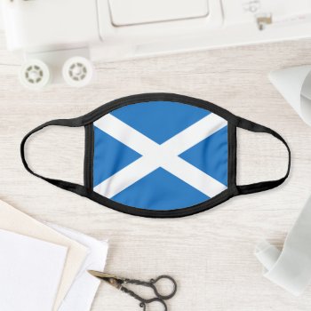 Scotland Flag  Face Mask by pdphoto at Zazzle
