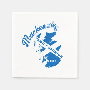 Scotland Flag Family Reunion Napkins
