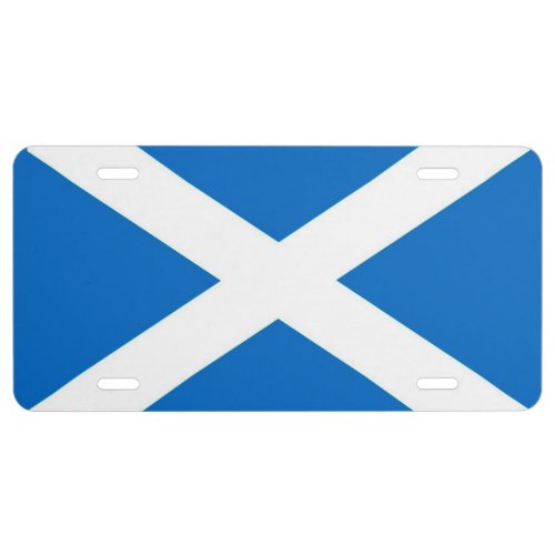 Scotland Flag for Display License Plate