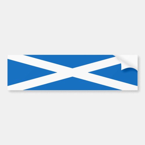 Scotland Flag Freedom Bumper Sticker