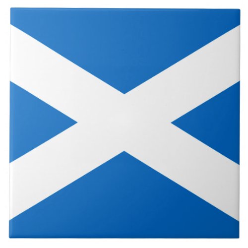 Scotland Flag Freedom Ceramic Tile