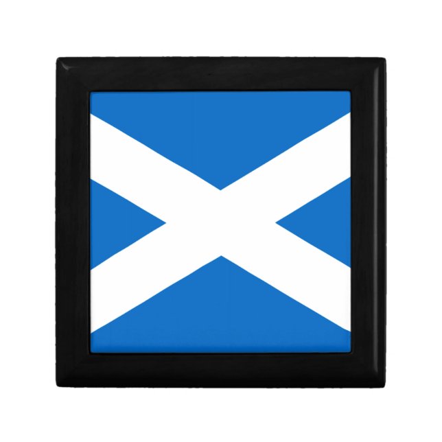 Scotland Flag Freedom Keepsake Box (Front)