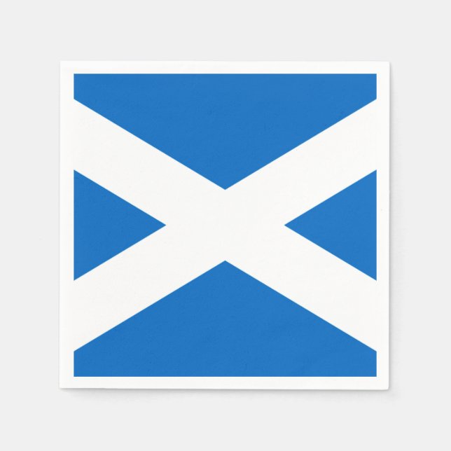 Scotland Flag Freedom Paper Napkins (Front)