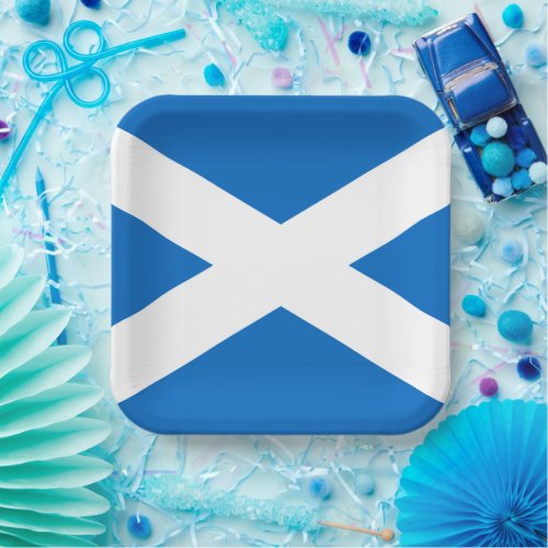 Scotland Flag Freedom Paper Plates
