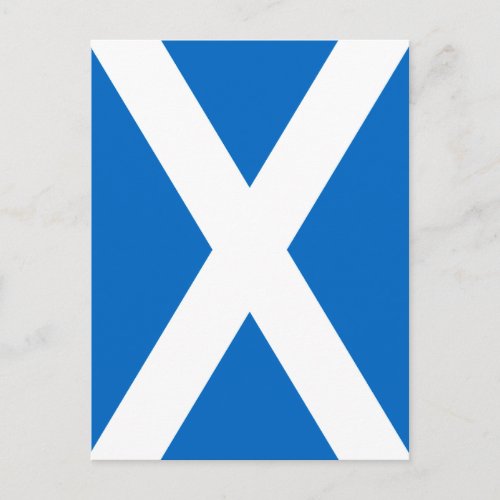 Scotland Flag Freedom Postcard