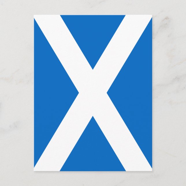 Scotland Flag Freedom Postcard (Front)