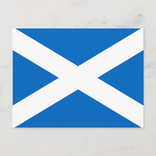 Scotland Flag Freedom Postcard (Front)