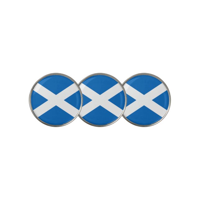 Scotland flag Golf Ball Marker (3 Up)