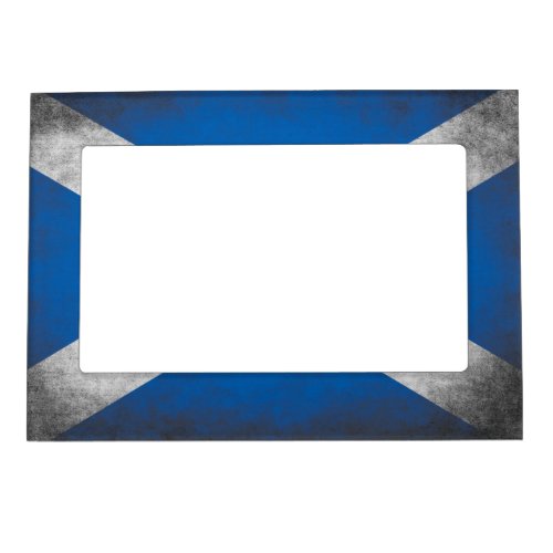 Scotland Flag Grunge Magnetic Frame