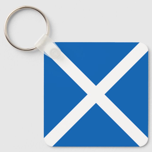 Scotland Flag Keychain (Front)
